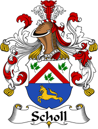 German Wappen Coat of Arms for Scholl