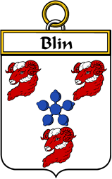 French Coat of Arms Badge for Blin