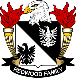 Coat of arms used by the Redwood family in the United States of America