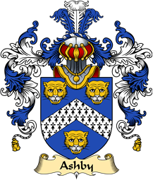 English Family Coat of Arms (v.25) Ashby