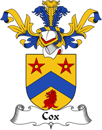 Coat of Arms from Scotland for Cox