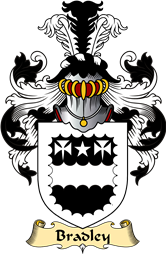 English Coat of Arms (v.23) for the family Bradley