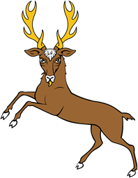 Stag Springing Guardant