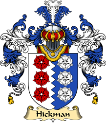 Irish Family Coat of Arms (v.25a) Hickman