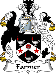 English Coat of Arms for the family Farmer