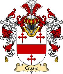 English Family Coat of Arms (v.25) Crane II