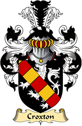 English Coat of Arms (v.23) for the family Croxton