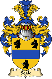 English Coat of Arms (v.23) for the family Seale