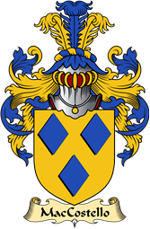 Irish Family Coat of Arms (v.23) for MacCostello