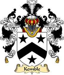 Irish Family Coat of Arms (v.25a) Kemble