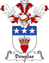 Coat of Arms from Scotland for Douglas