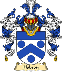 English Family Coat of Arms (v.25) Hobson