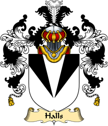 English Family Coat of Arms (v.25) Halls