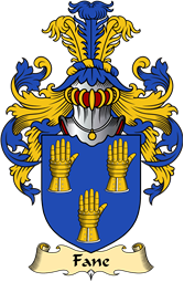 English Coat of Arms (v.23) for the family Fane