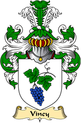 English Coat of Arms (v.23) for the family Viney