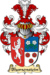 v.23 Coat of Family Arms from Germany for Blumenstein