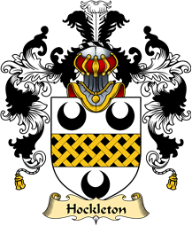 Welsh Family Coat of Arms (v.25) Hockleton (of Tre’rgarreg, Church Stoke)