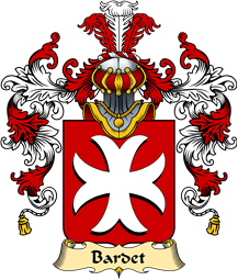 French Family Coat of Arms (v.25) Bardet
