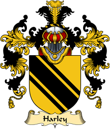 English Family Coat of Arms (v.25) Harley