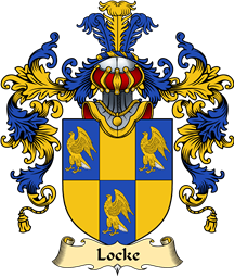 English Family Coat of Arms (v.25) Locke