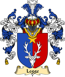 Irish Family Coat of Arms (v.25a) Legg or Legge