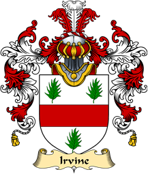 Irish Family Coat of Arms (v.25a) Irvine