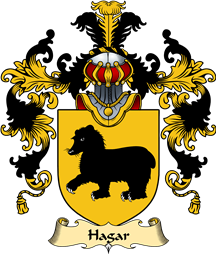 Welsh Family Coat of Arms (v.25) Hagar (Sir David, lord of the Hygar)
