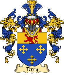 Irish Family Coat of Arms (v.25a) Terry