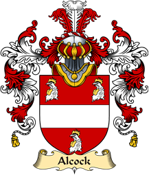 Irish Family Coat of Arms (v.25a) Alcock