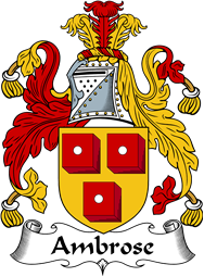 English Coat of Arms for the family Ambrose