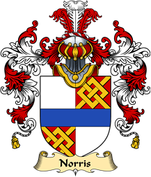 Irish Family Coat of Arms (v.25a) Norreys or Norris