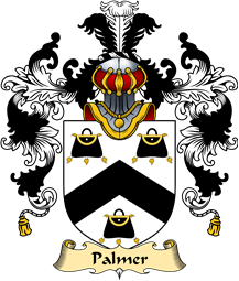 Irish Family Coat of Arms (v.25a) Palmer
