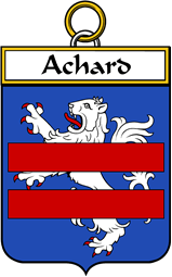 French Family Coat of Arms (v.25) Achard