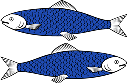 Fish (2) Counter Naiant