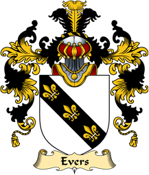 Irish Family Coat of Arms (v.25a) Evers
