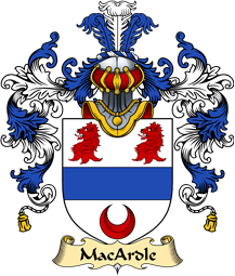Irish Family Coat of Arms (v.25a) MacArdle