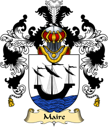 English Family Coat of Arms (v.25) Maire or Mayre