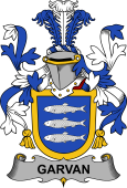 Irish Coat of Arms for Garvan or O'Garvan