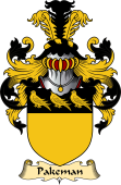 English Coat of Arms (v.23) for the family Pakeman