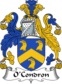 Irish Coat of Arms for O'Condron or Conran