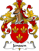 German Wappen Coat of Arms for Jenssen