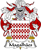 Portuguese Coat of Arms for Magalhães