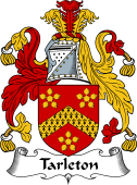 English Coat of Arms for the family Tarleton