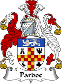 English Coat of Arms for the family Pardoe