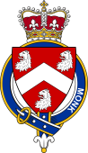 Families of Britain Coat of Arms Badge for: Monk (England)