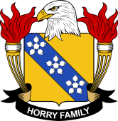 Coat of arms used by the Horry family in the United States of America