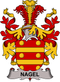 Coat of arms used by the Danish family Nagel