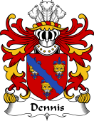 Welsh Coat of Arms for Dennis (or DENNYS, DENEYS, Glamorgan)