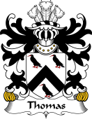 Welsh Coat of Arms for Thomas (AP GRUFFUDD AP NICOLAS)