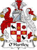 Irish Coat of Arms for O'Hartley or Hartily